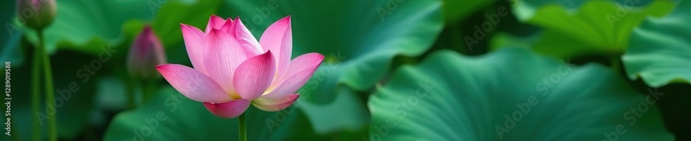Lotus leaf with delicate veins and subtle color gradations, botanical, flower Lotus leaf with delicate veins and subtle color gradations, botanical, flower