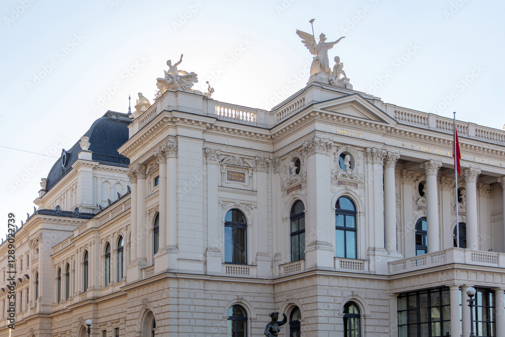 The Zurich Opera House building, Switzerland, Zurich. The Zurich Opera House building, Switzerland, Zurich.