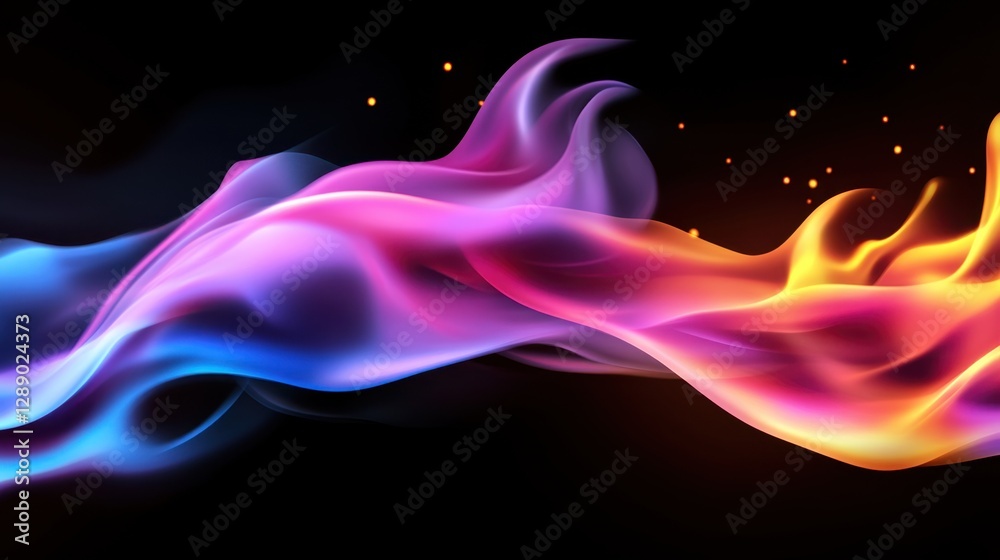 Abstract fire flames background with bokeh light. Abstract fire flames background with bokeh light.