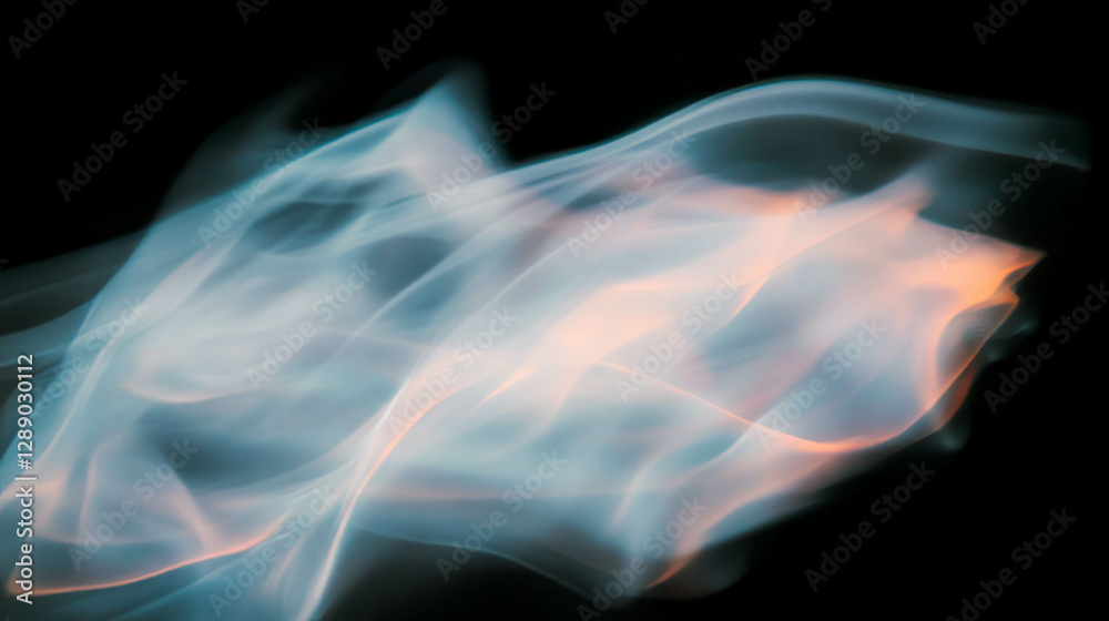 Fototapeta premium Abstract fire and smoke background for creative design and art projects