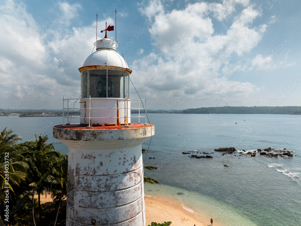 Aerial view of Galle Dutch Fort in Sri Lanka
