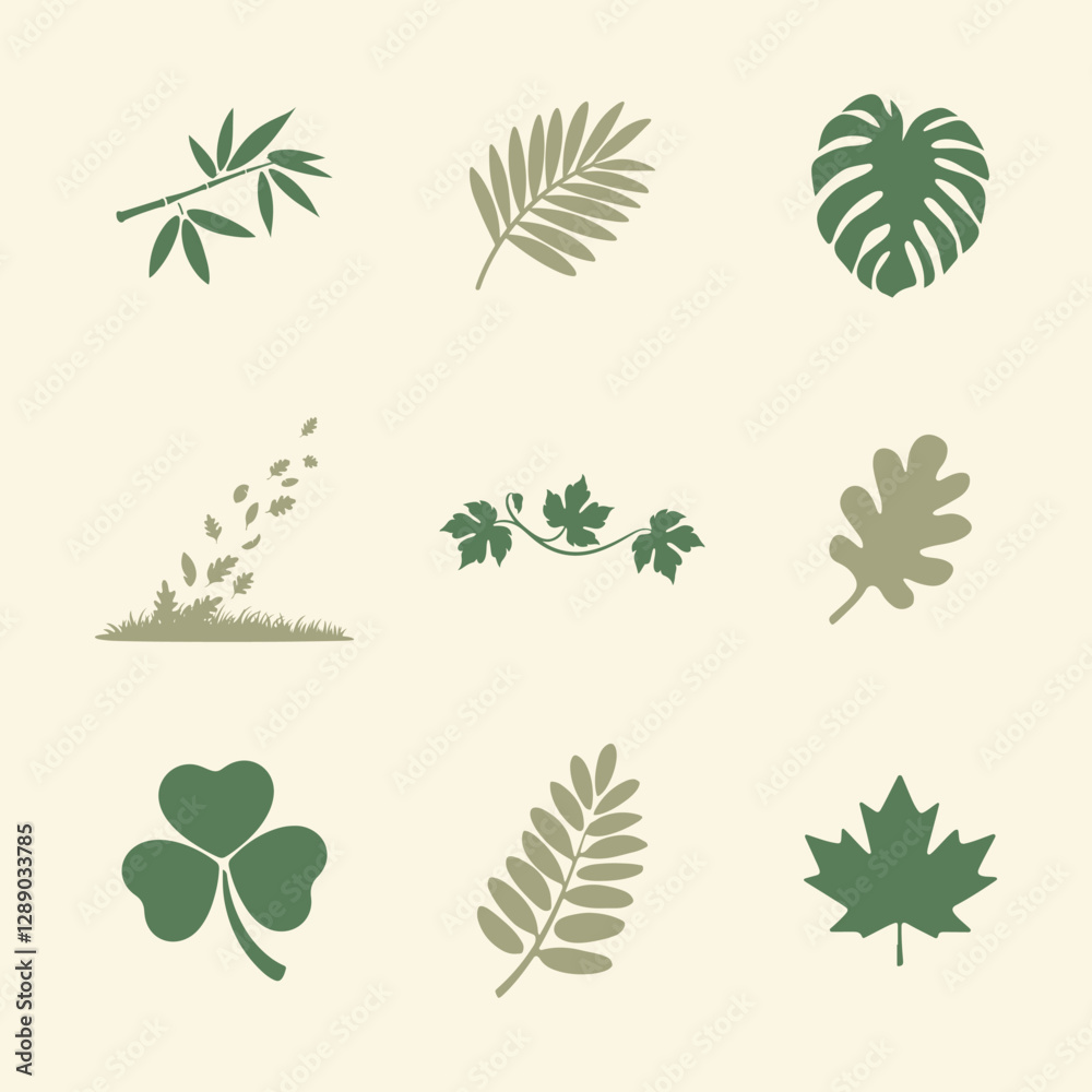 Leaves and Plants icons set. Editable vector icon. Perfect for web and app interfaces, presentations, info graphics, etc.
Leaves and Plants icons set. Editable vector icon. Perfect for web and app interfaces, presentations, info graphics, etc.