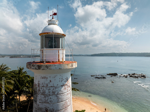 Obraz na płótnie Aerial view of Galle Dutch Fort in Sri Lanka w salonie