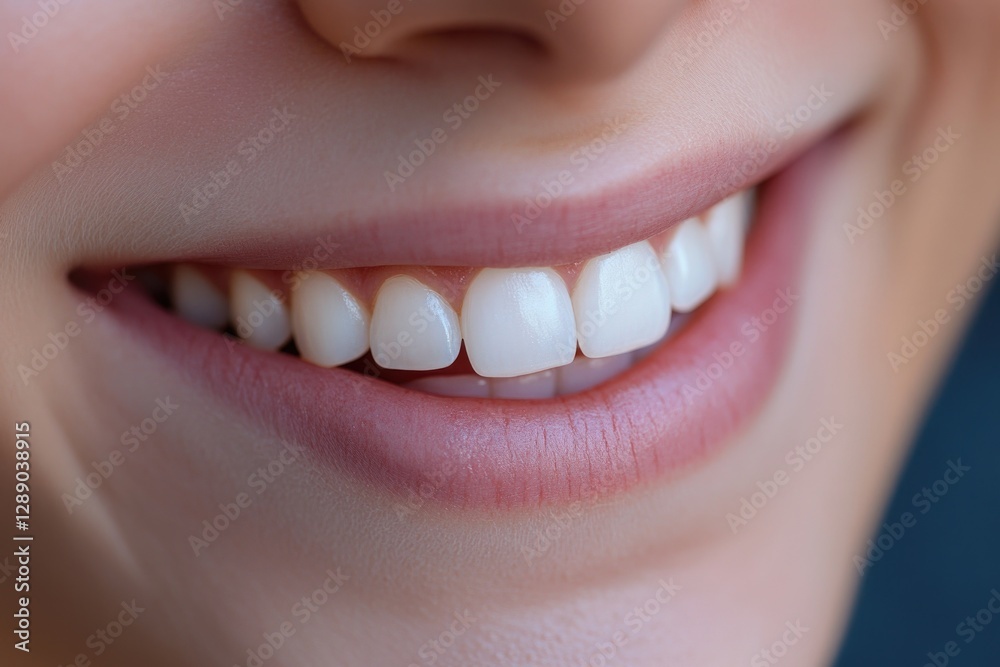 Obraz premium A close-up view of a person's mouth with a toothbrush, perfect for dental or hygiene related illustrations