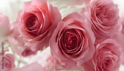 Elegant Close-Up Of Rich Red Roses In Soft Light