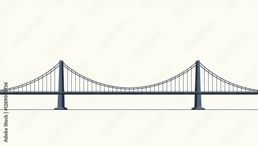 Obraz premium Newburgh-Beacon Bridge Deck