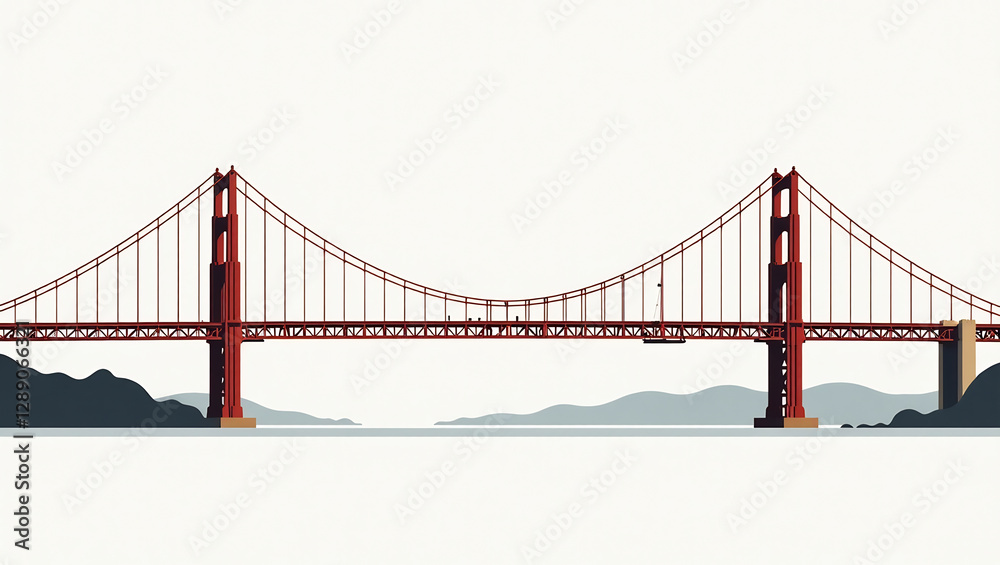 Obraz premium Hell Gate Bridge Steel Arch