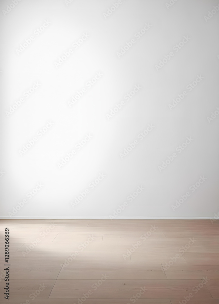 Empty room. wall and floor background. Minimalist style room. Clean studio. simple interior. Minimal room. sunlight, wooden floor,white wall, beige wall. good for key up. Building and architecture Empty room. wall and floor background. Minimalist style room. Clean studio. simple interior. Minimal room. sunlight, wooden floor,white wall, beige wall. good for key up. Building and architecture