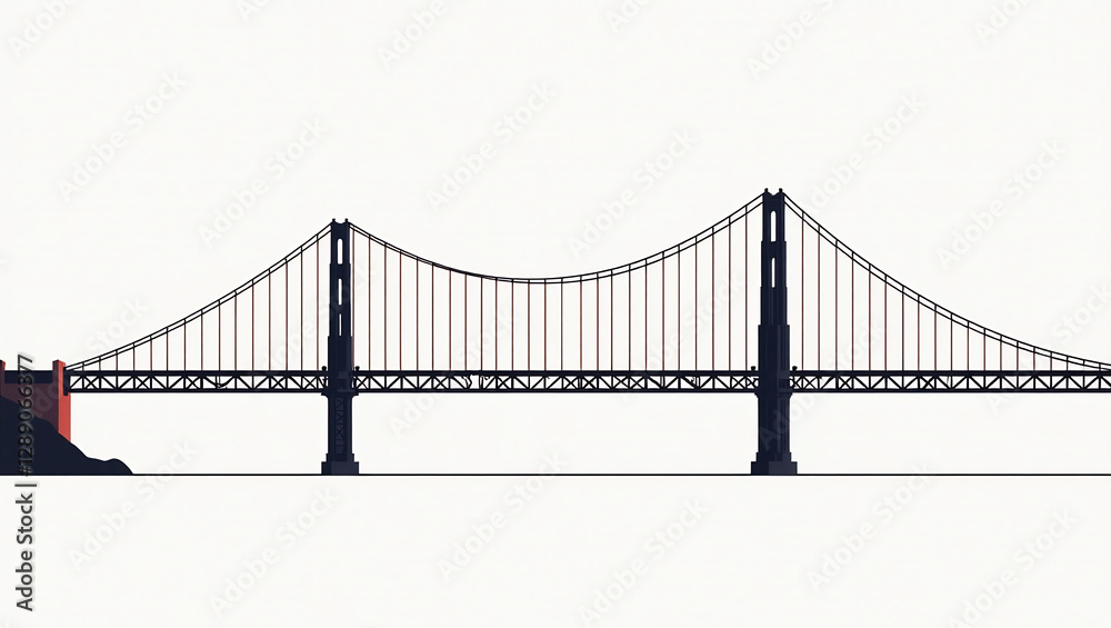 Fototapeta premium Hell Gate Bridge Steel Arch