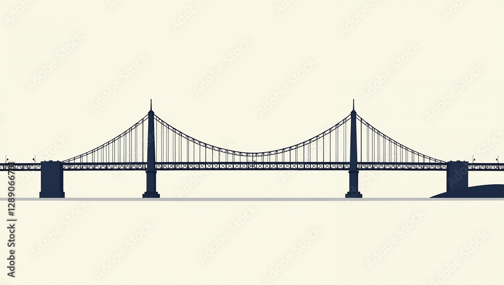 Obraz premium Tappan Zee Bridge Girder Span