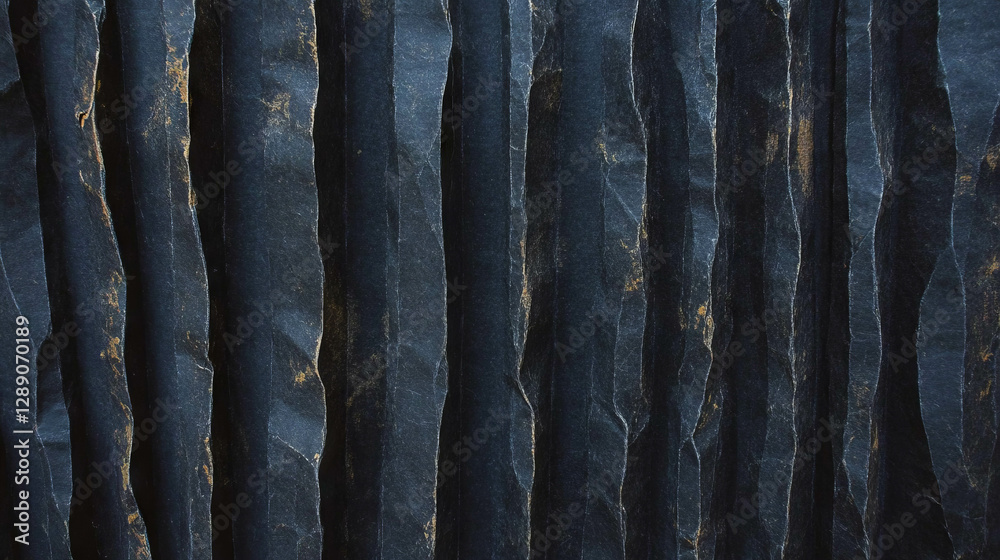 Fototapeta premium Textured deep ribbed craft paper with organic patterns for creative design and background