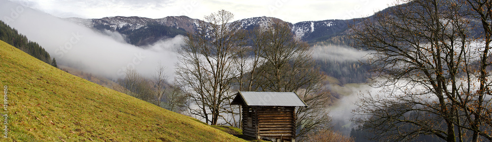 Mountain Hayloft near Zell am See in Austria