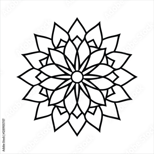 decorative mandala illustration background