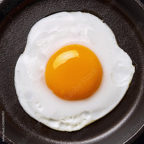 Generated image of a fried egg