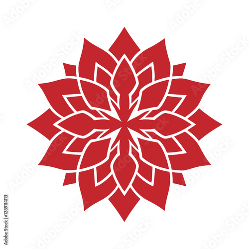 Beautiful Floral Mandala design Creative ornamental decorative element