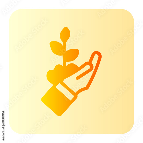 Plant A Tree gradient icon