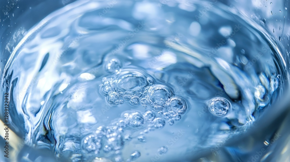 Close-up of sparkling water, showcasing bubbles and glistening reflections in a glass. Close-up of sparkling water, showcasing bubbles and glistening reflections in a glass.