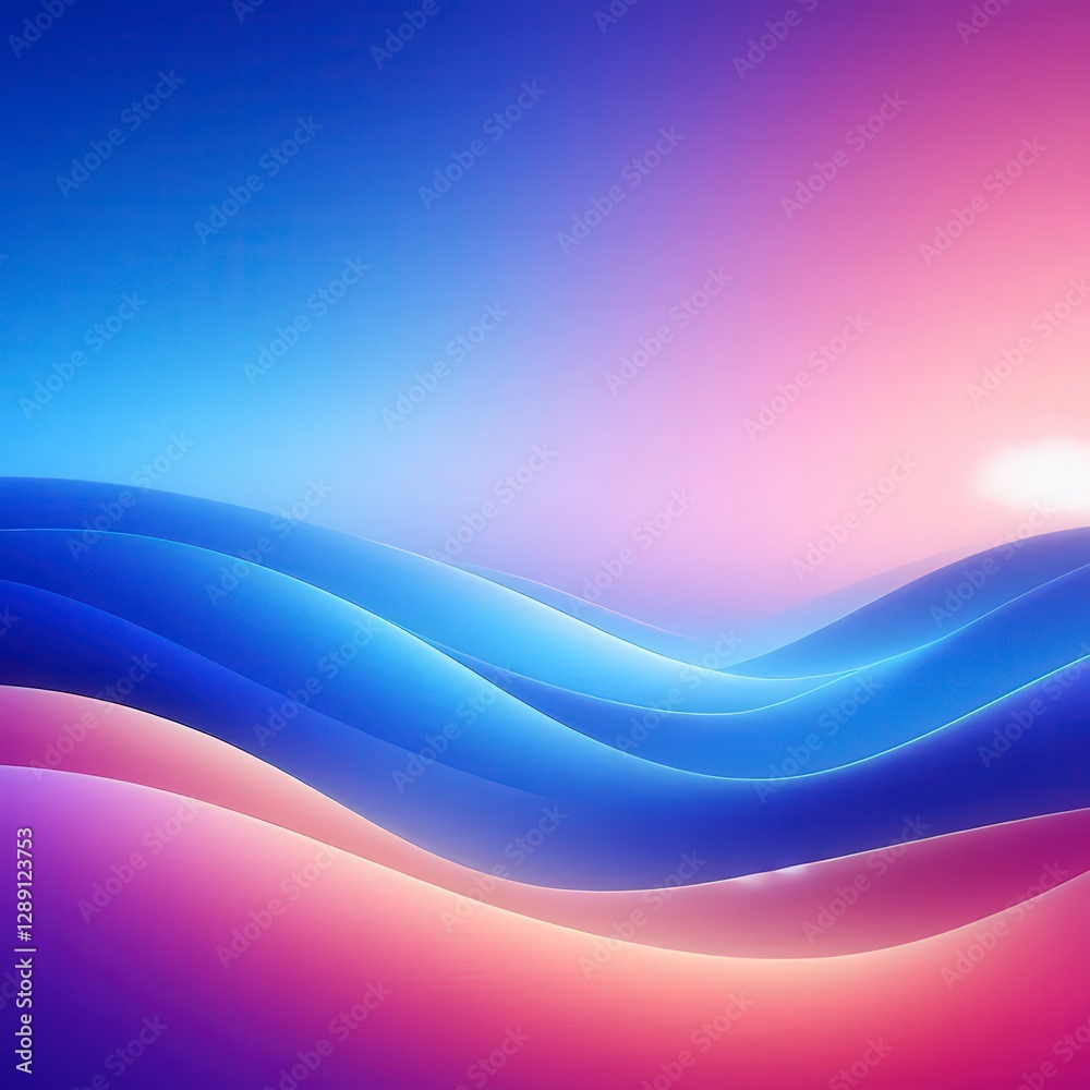 Obraz premium Soft Colorful Background with Gentle Shadings and a Smooth Transition