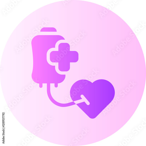 Blood  gradient icon