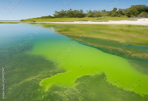 Algal Bloom in a Coastal Lagoon
