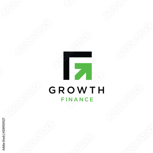 modern simple abstract F logo