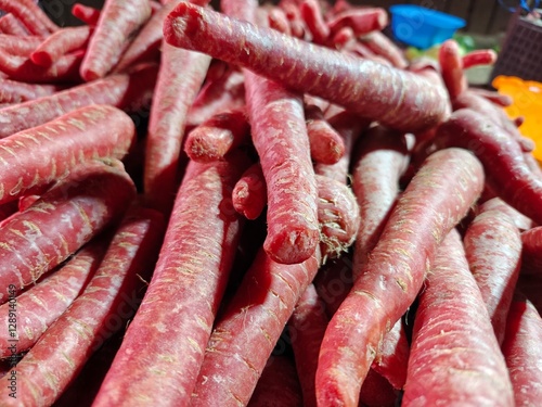 fresh organic carrots