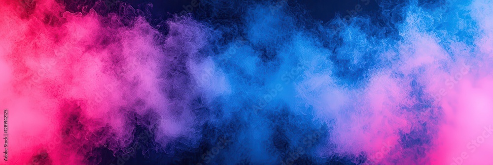 Fototapeta premium Abstract Pink and Blue Smoke Cloud Background