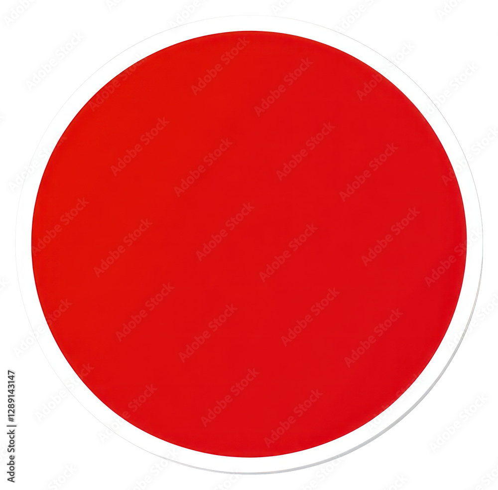 PNG A red sticker with a white border illustration circle design. PNG A red sticker with a white border illustration circle design.