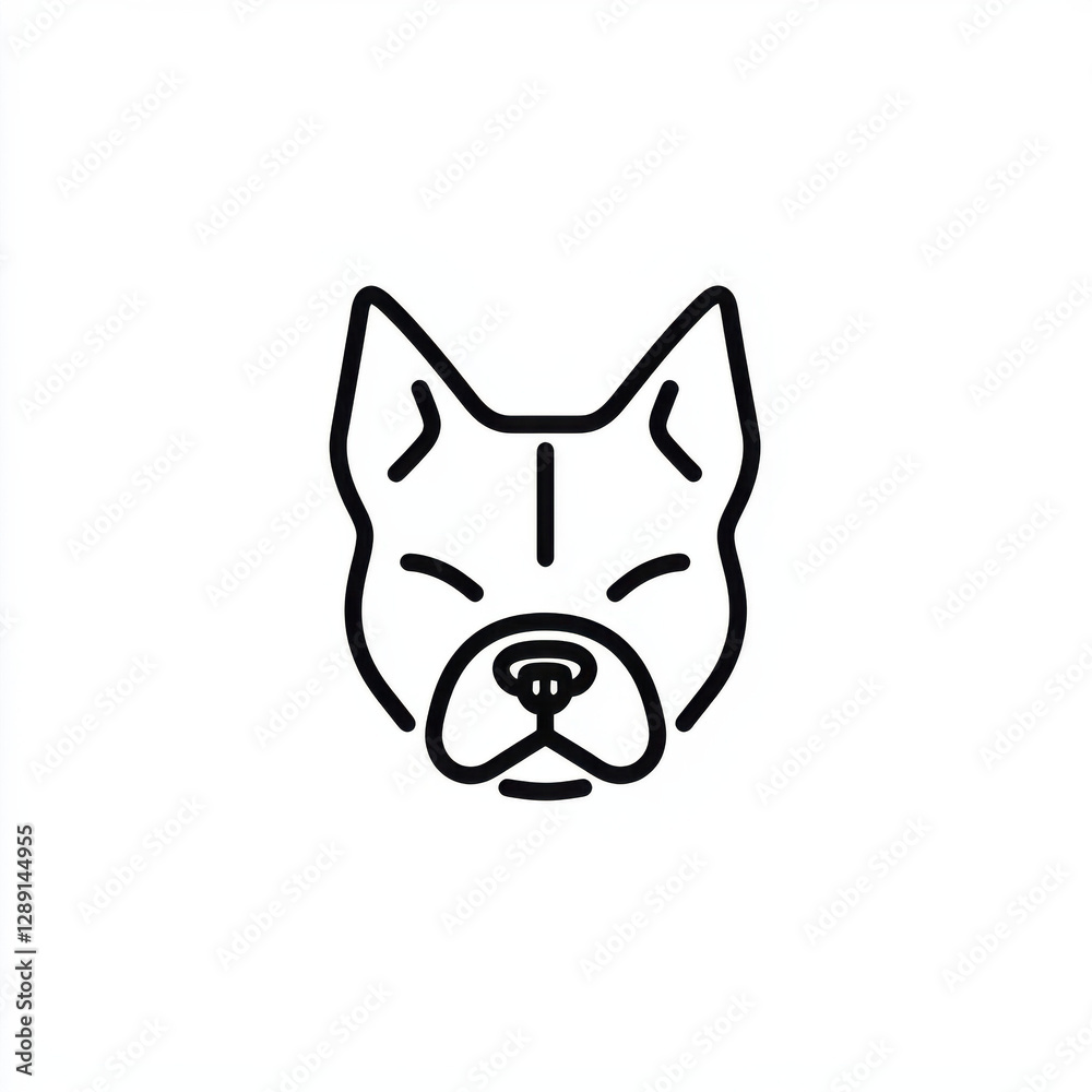 Fototapeta premium dog icon