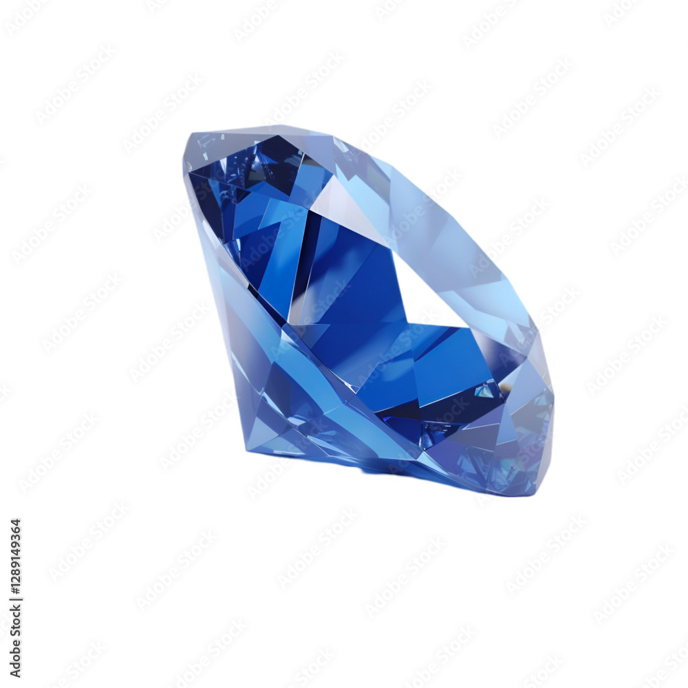 Sparkling Blue Diamond Gemstone Precious Jewel Luxury Sparkling Blue Diamond Gemstone Precious Jewel Luxury