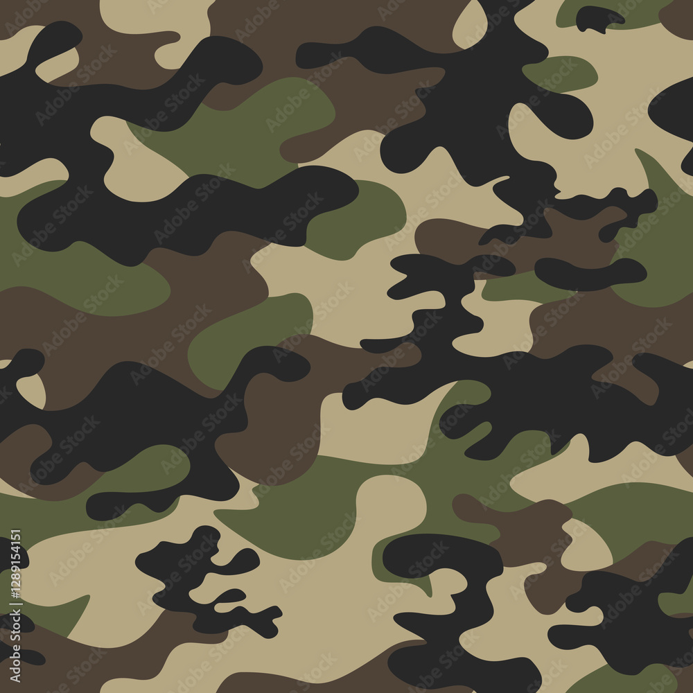 Fototapeta premium modern camouflage pattern, fashion urban print, vector texture