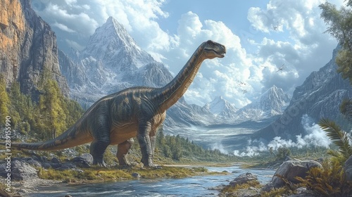 Dinosaurs from ancient times photo