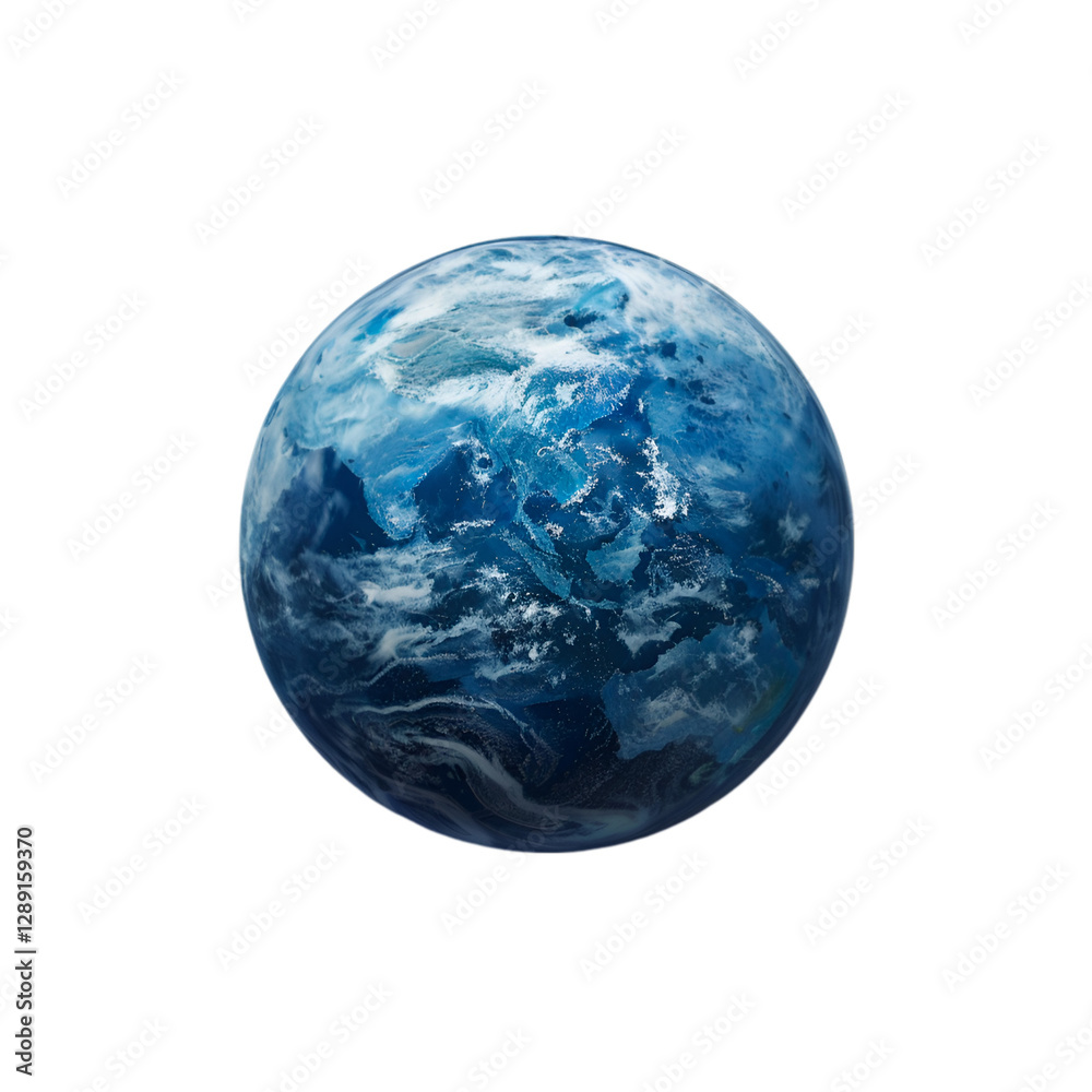 Blue Planet Earth Space View Clouds Atmosphere,