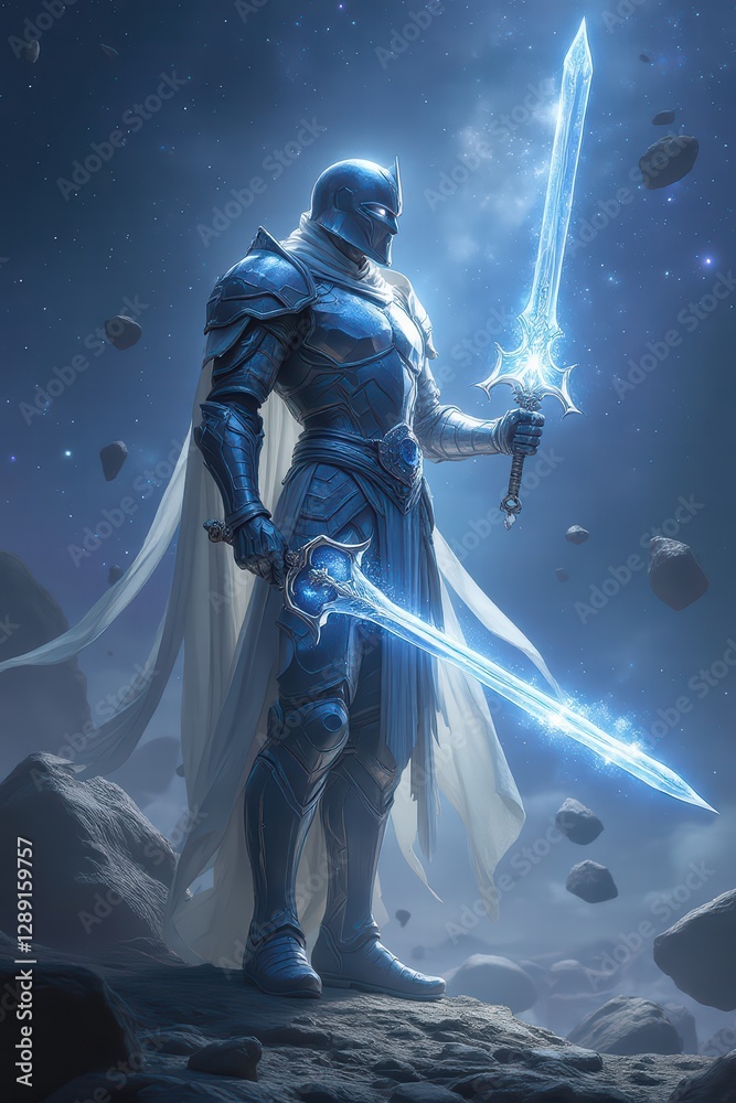 Fototapeta premium fantasy warrior with sword