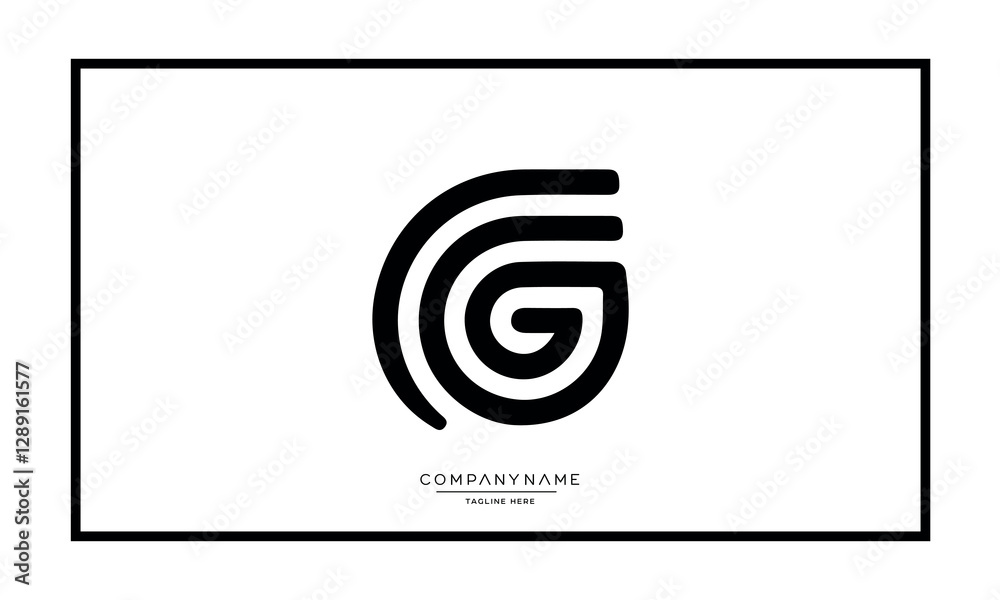 G, GG Alphabet letters logo monogram vector icon G, GG Alphabet letters logo monogram vector icon