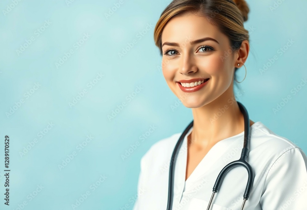 Serene portrait of a female nurse Serene portrait of a female nurse