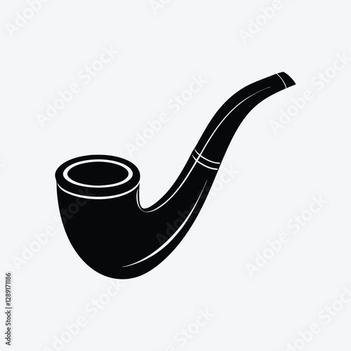 Vintage-style Dad Pipe vector graphic for creative projects. Perfect for printable, stickers, and merchandise. High-quality files for instant use.