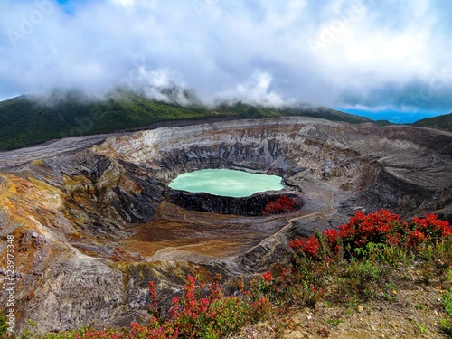 Poas Volcano Crater Before the 2017 Eruptions photo