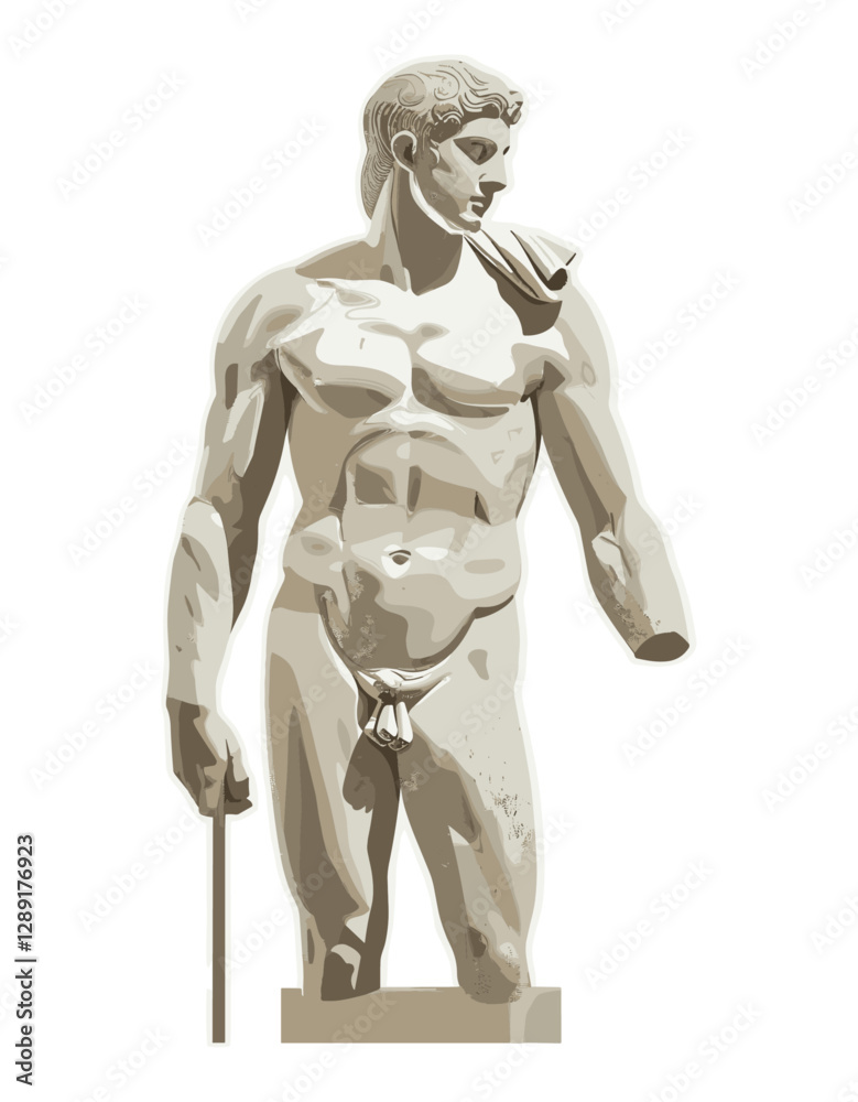 Spear-Bearer Doryphoros classical sculpture, ancient Greek torso, marble sculpture, Greek art, classical torso, famous sculptures, Greek statues, historical artwork Spear-Bearer Doryphoros classical sculpture, ancient Greek torso, marble sculpture, Greek art, classical torso, famous sculptures, Greek statues, historical artwork