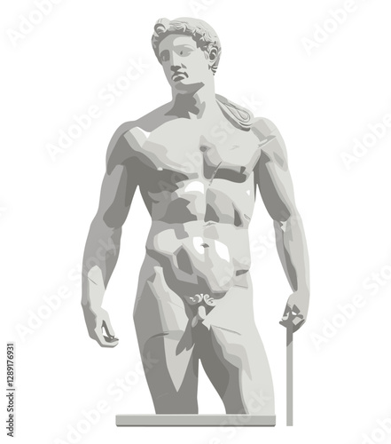 Doryphoros sculpture, ancient Greek torso, marble classical statue, Greek art masterpiece, Spear-Bearer statue, famous sculptures, historical Greek artwork