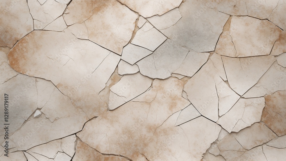 Detailed cracked surface pattern in neutral tones for abstract backgrounds Detailed cracked surface pattern in neutral tones for abstract backgrounds