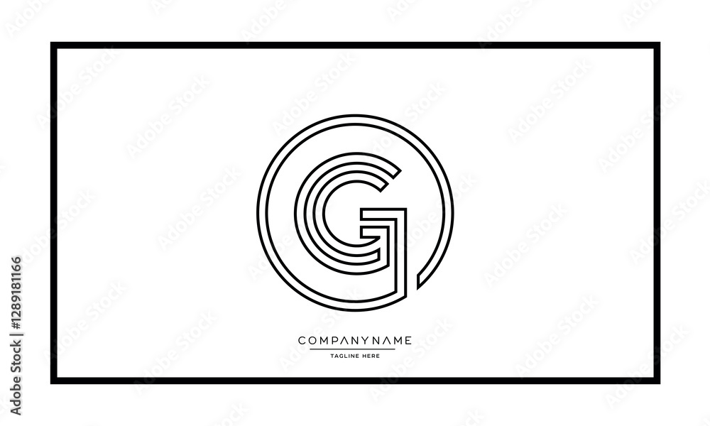 G, GG Alphabet letters logo monogram vector icon G, GG Alphabet letters logo monogram vector icon