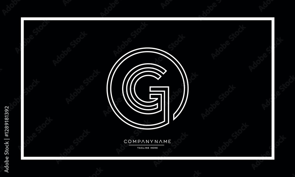 G, GG Alphabet letters logo monogram vector icon G, GG Alphabet letters logo monogram vector icon