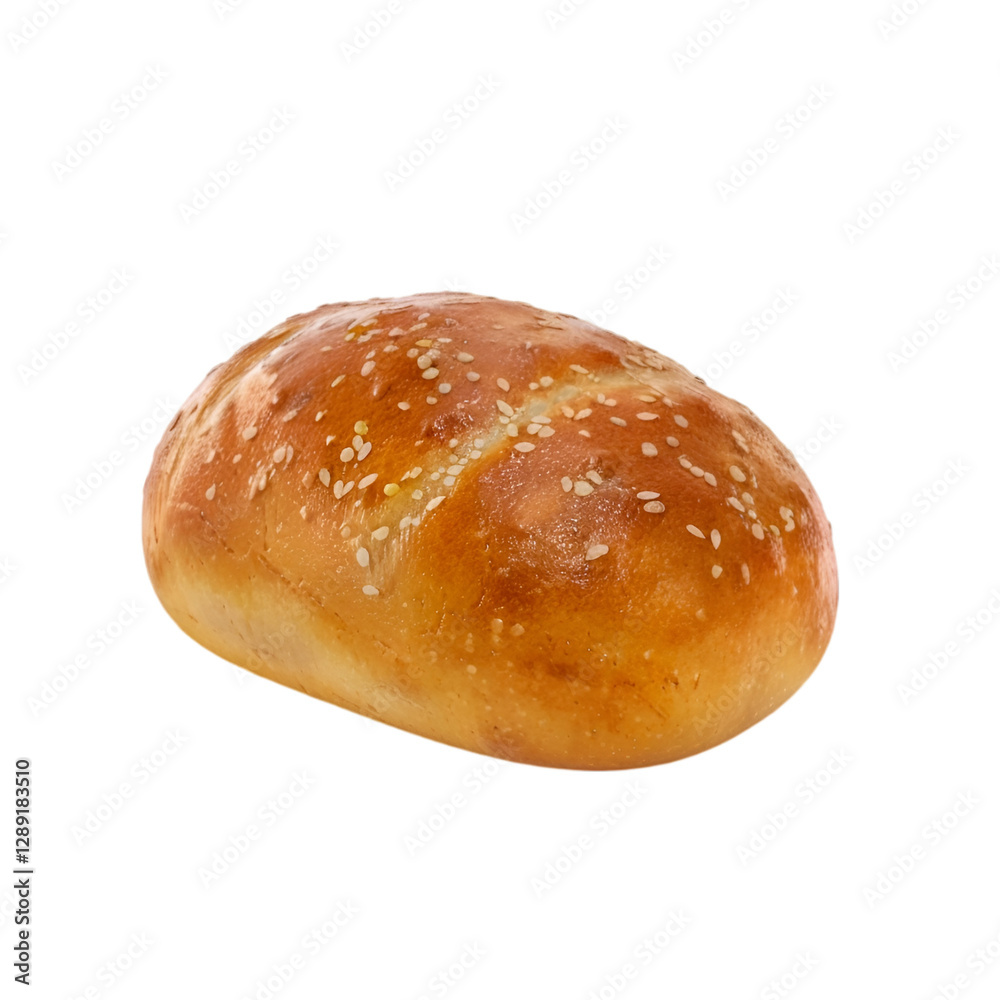 Sesame Seed Roll Baked Bread Food Delicious Golden Brown Sesame Seed Roll Baked Bread Food Delicious Golden Brown