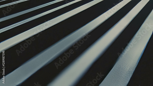 Abstract deep diagonal ribbed grey paper texture for design elements