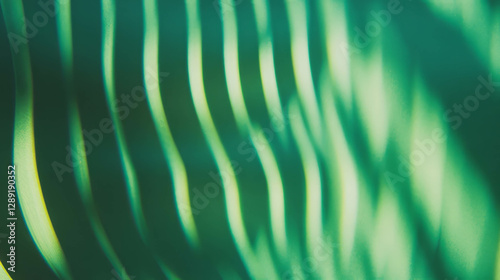 Abstract green ribbed texture for design and decoration