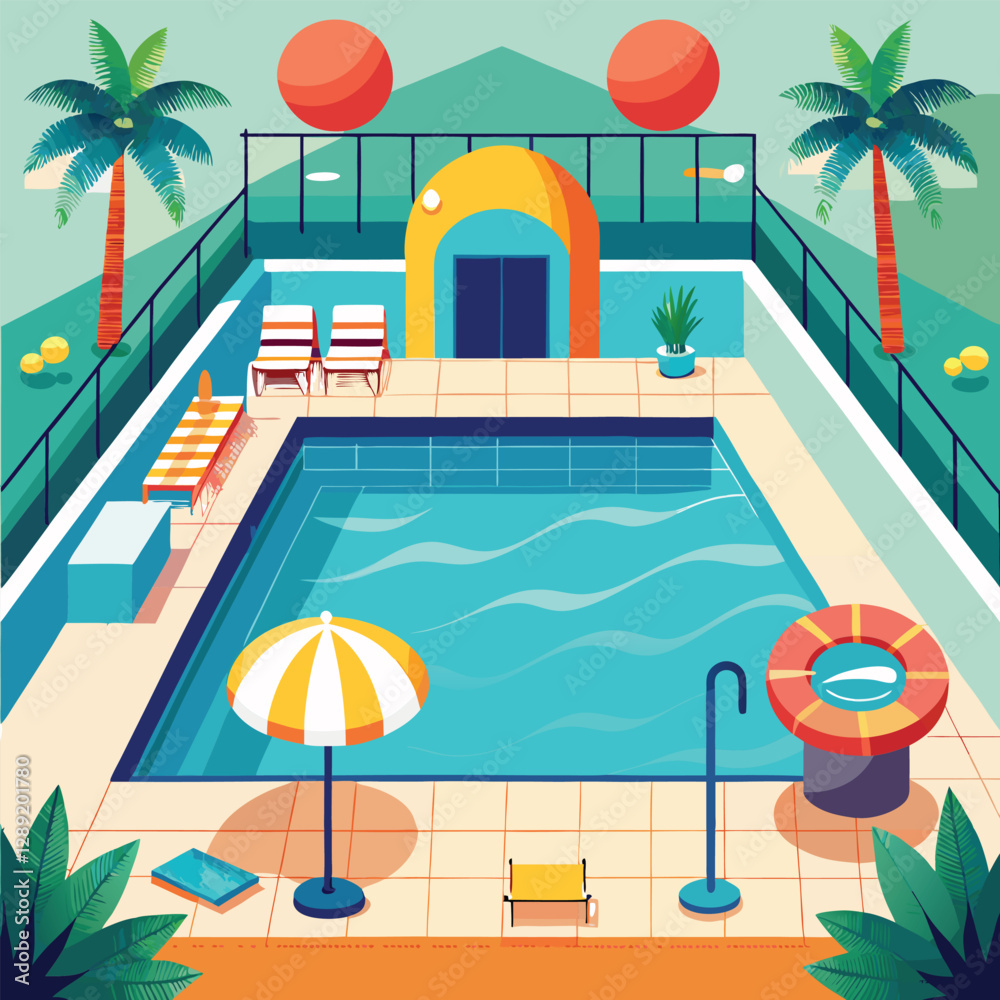 swimming pool vector swimming pool vector