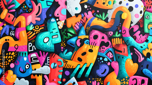 Wallpaper Mural bold urban background wall Torontodigital.ca