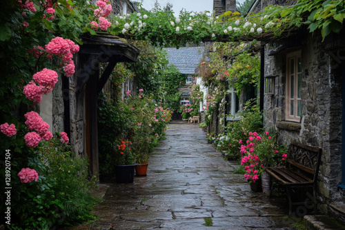 A charming street in Launce...