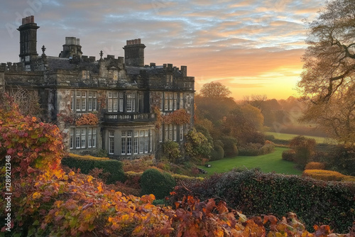 A scenic view of Haddon Hal...